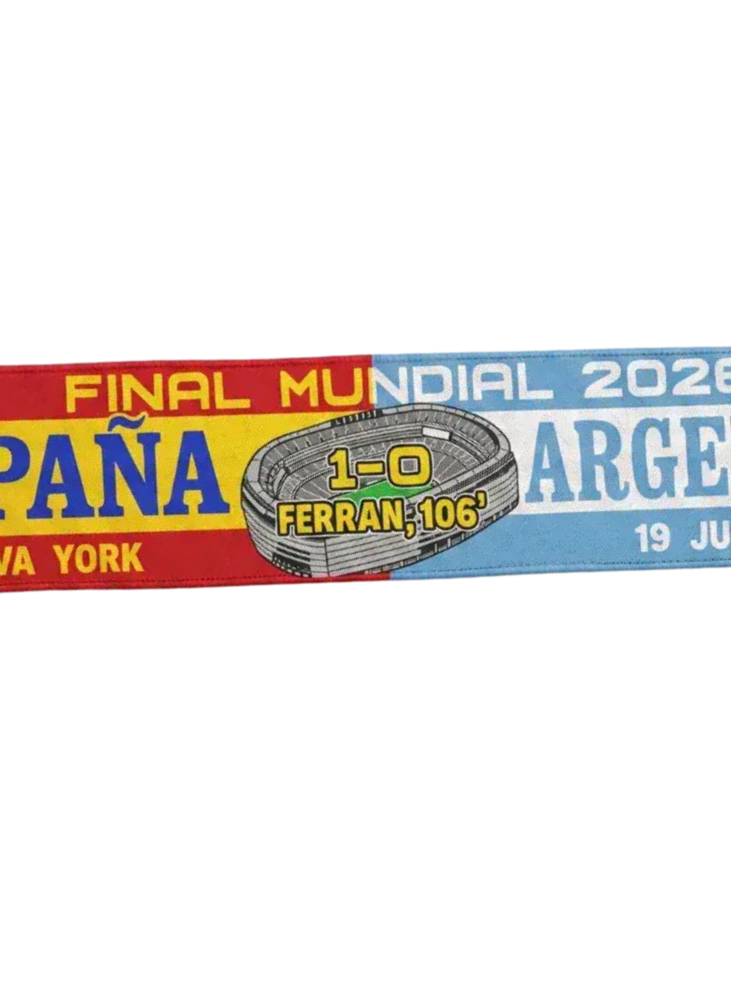 Bufanda Conmemorativa España vs Argentina Mundial 2026