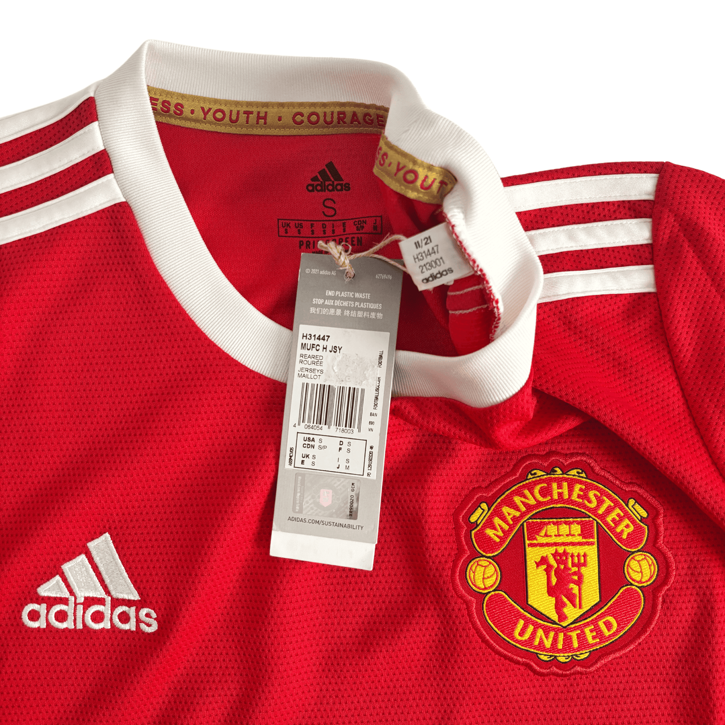 Camiseta Adidas Manchester United 2021/22 + Cristiano Ronaldo Champions League