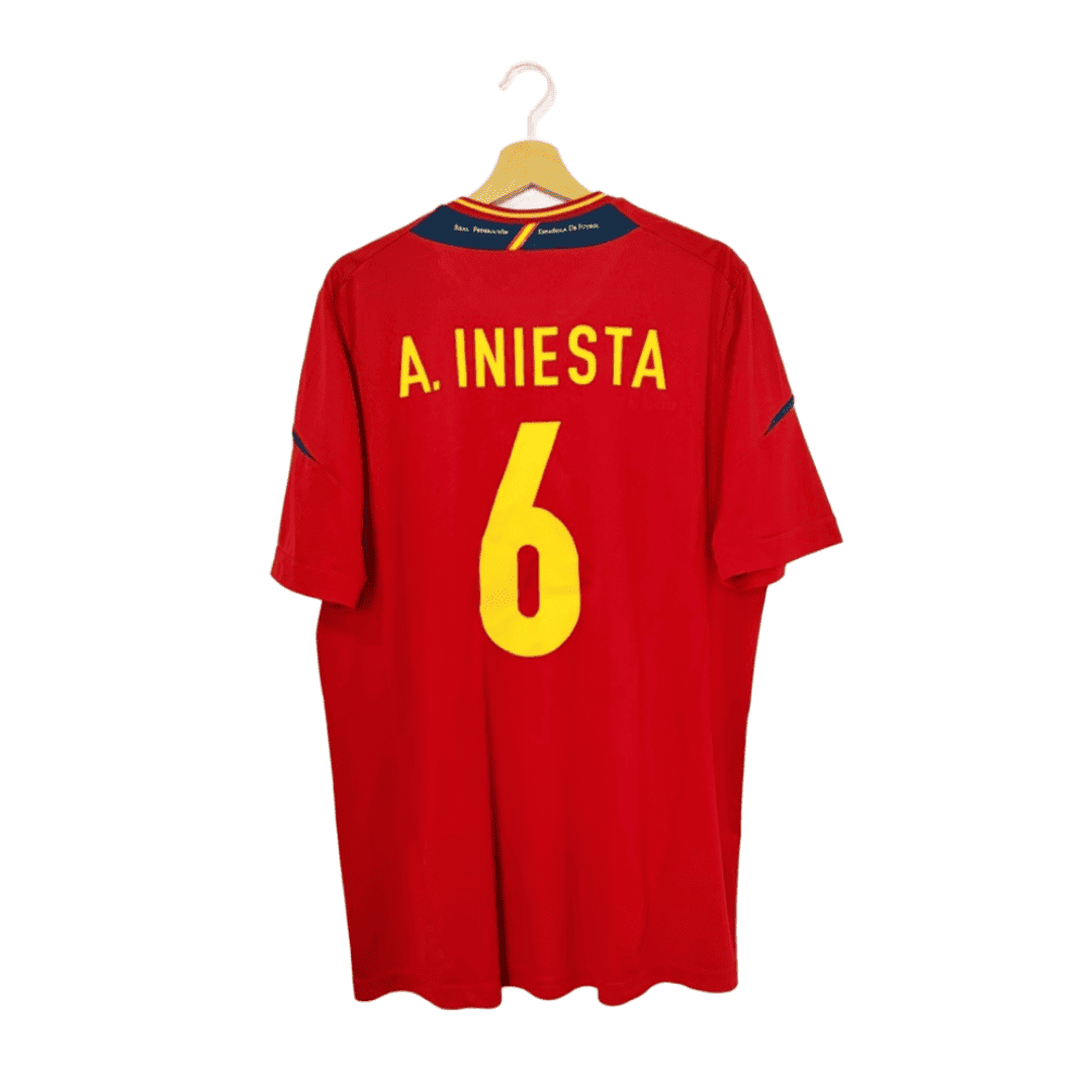 Camiseta Adidas Selección España Local Euro 2012 + Iniesta 6