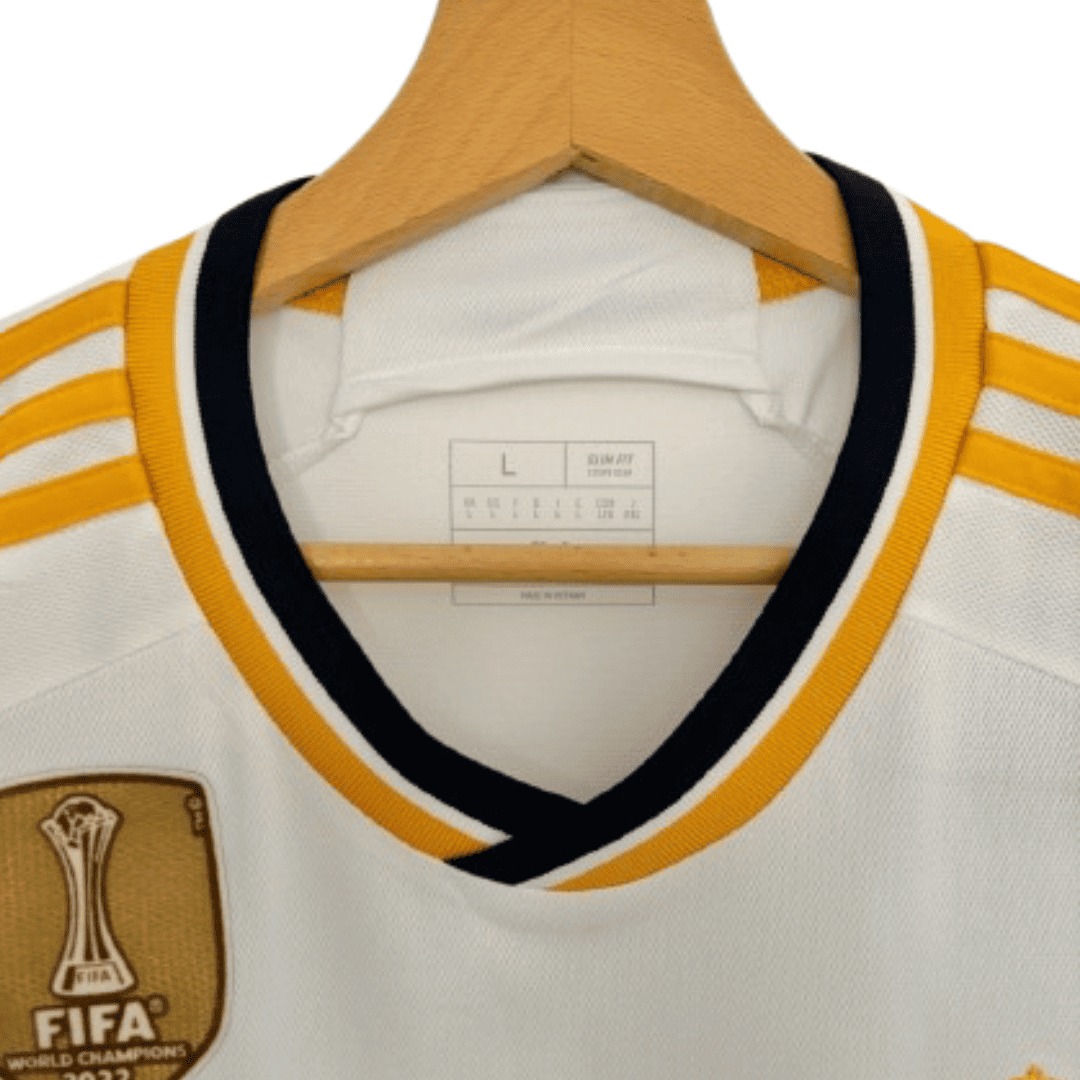 Camiseta Adidas Real Madrid Primera Equipación Champions League 2023/24 + Bellingham - Soyvillamelon