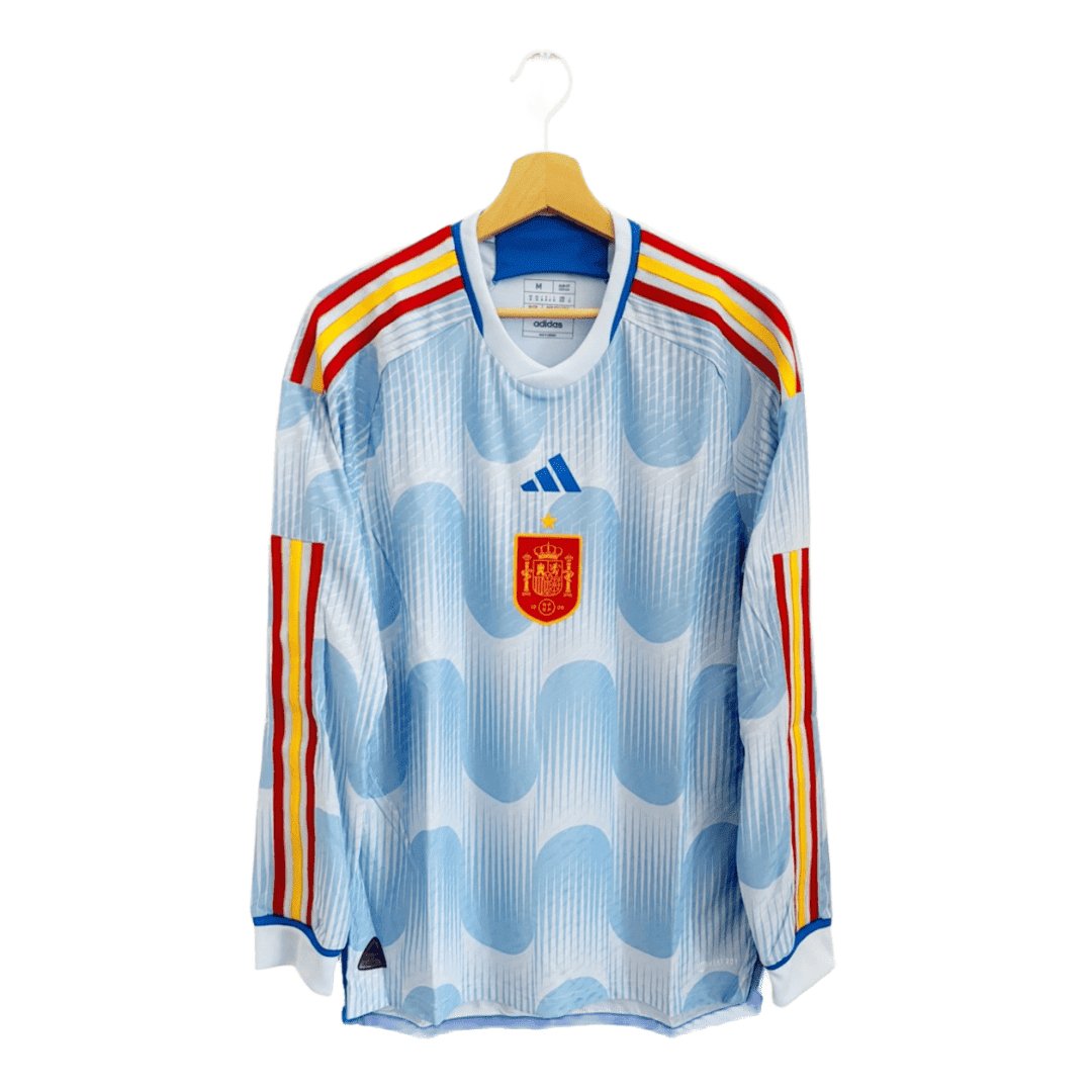 Camiseta Manga Larga Adidas Segunda Equipación España Authentic