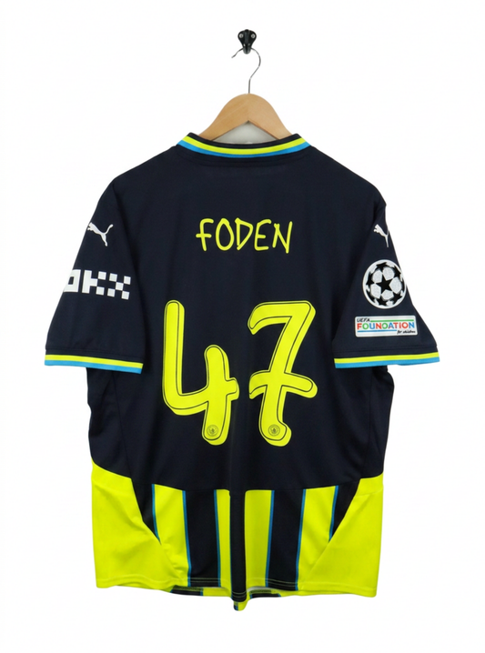 Camiseta 2da Manchester City 2024/25 Champions League Foden