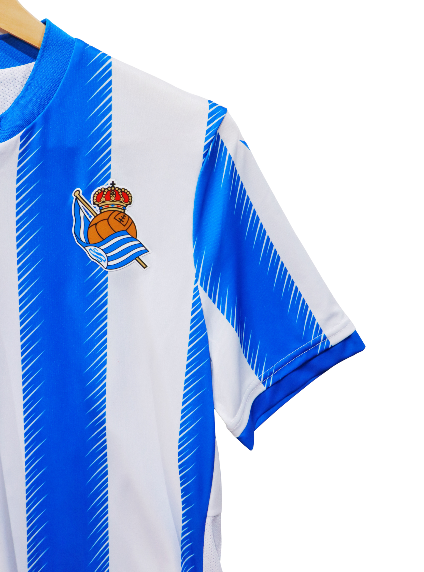 Detalle de la camiseta Real Sociedad 2019/20 primera equipación de Oyarzabal.
