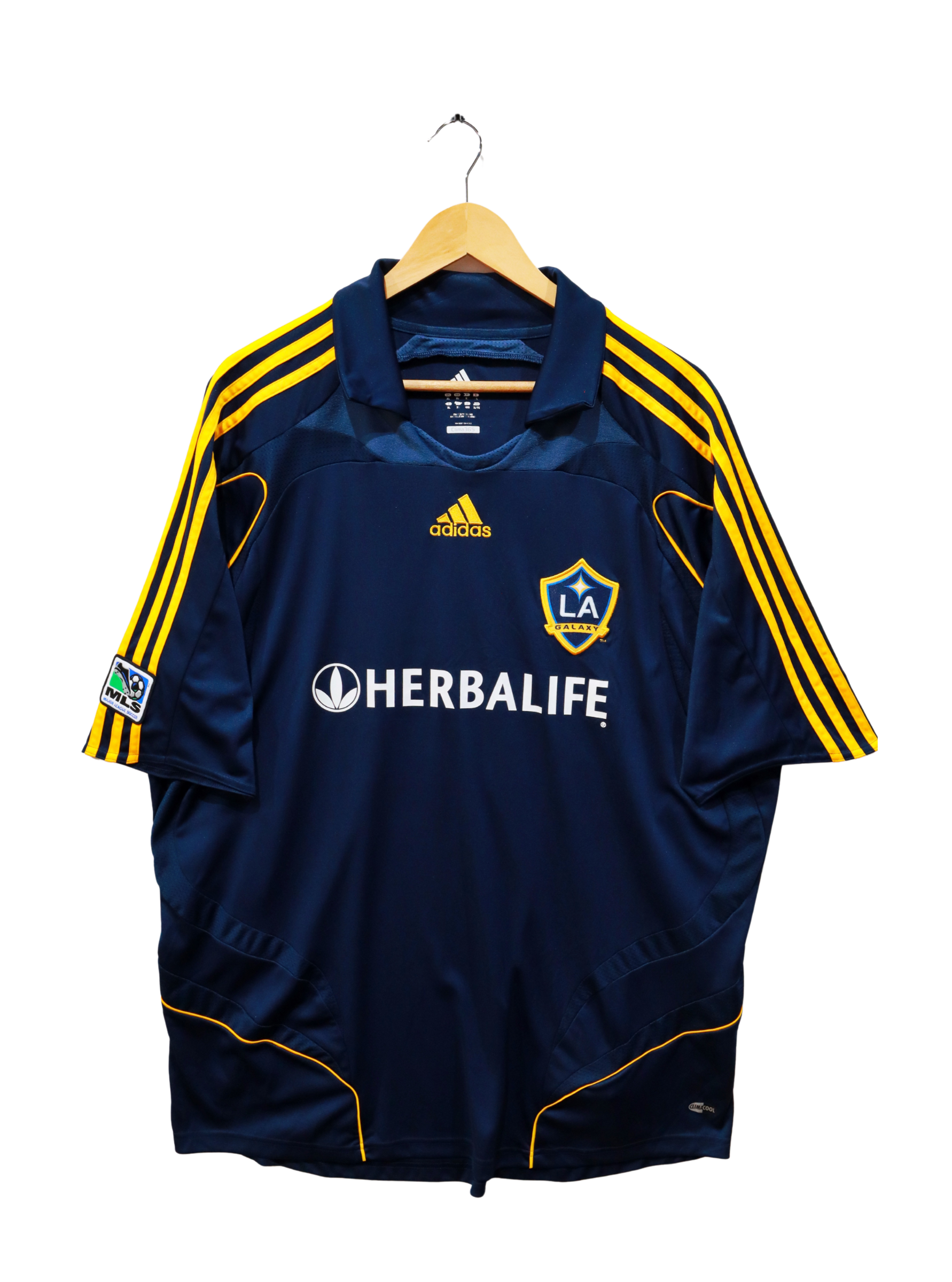 Camiseta LA Galaxy 2007/08 segunda equipación de David Beckham.