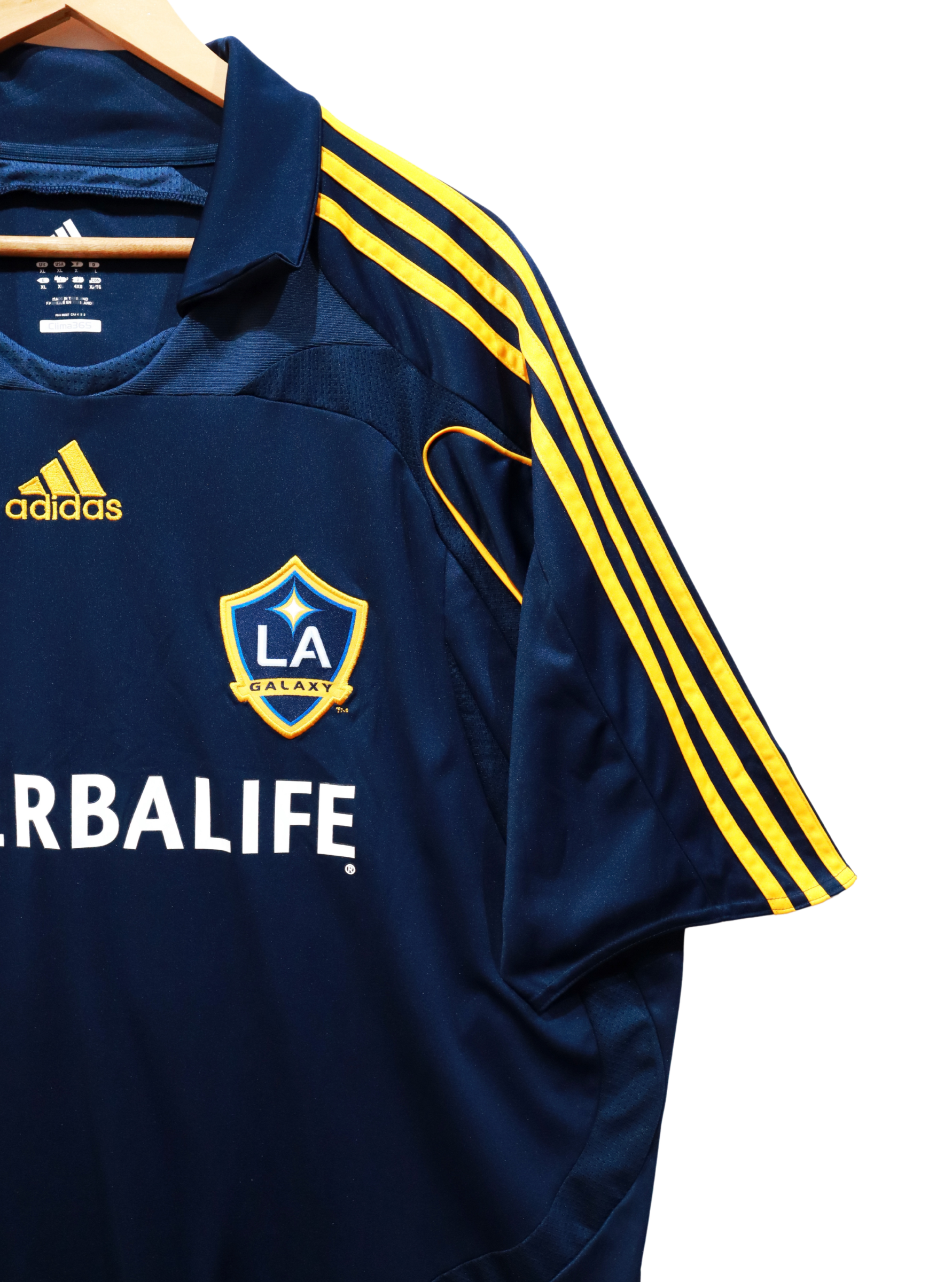 Camiseta de fútbol LA Galaxy 2007/08 segunda equipación Fan.