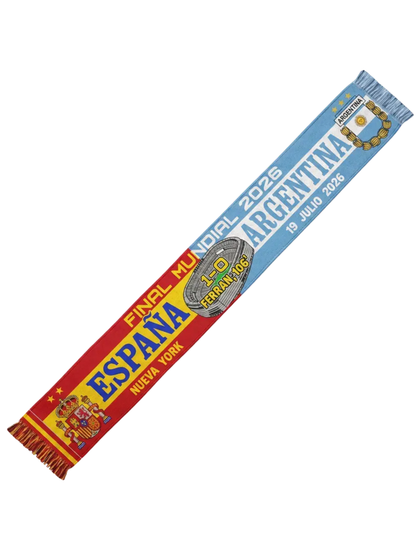 Bufanda Conmemorativa España vs Argentina Mundial 2026