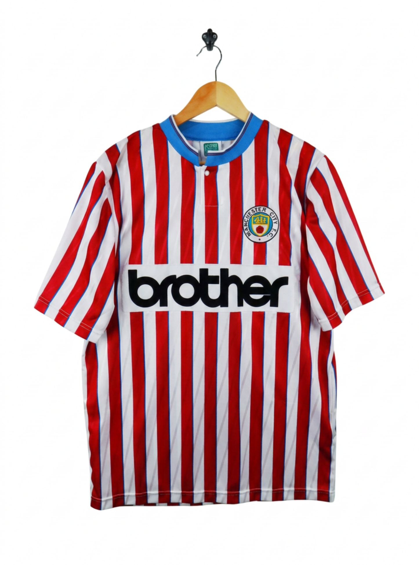 Camiseta 2da Manchester City 1988 Score Draw