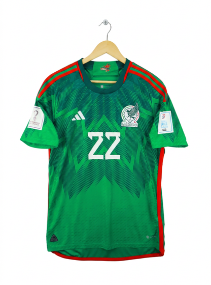 Camiseta 1ra México Mundial Qatar 2022 H.Lozano