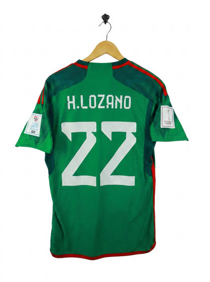 Camiseta 1ra México Mundial Qatar 2022 H.Lozano
