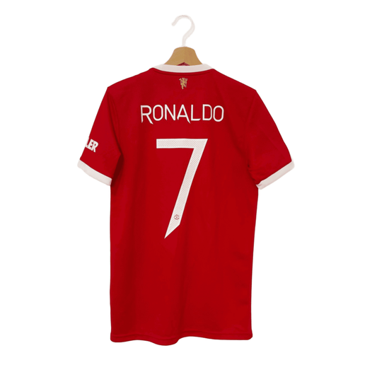 Camiseta Adidas Manchester United 2021/22 + Cristiano Ronaldo Champions League