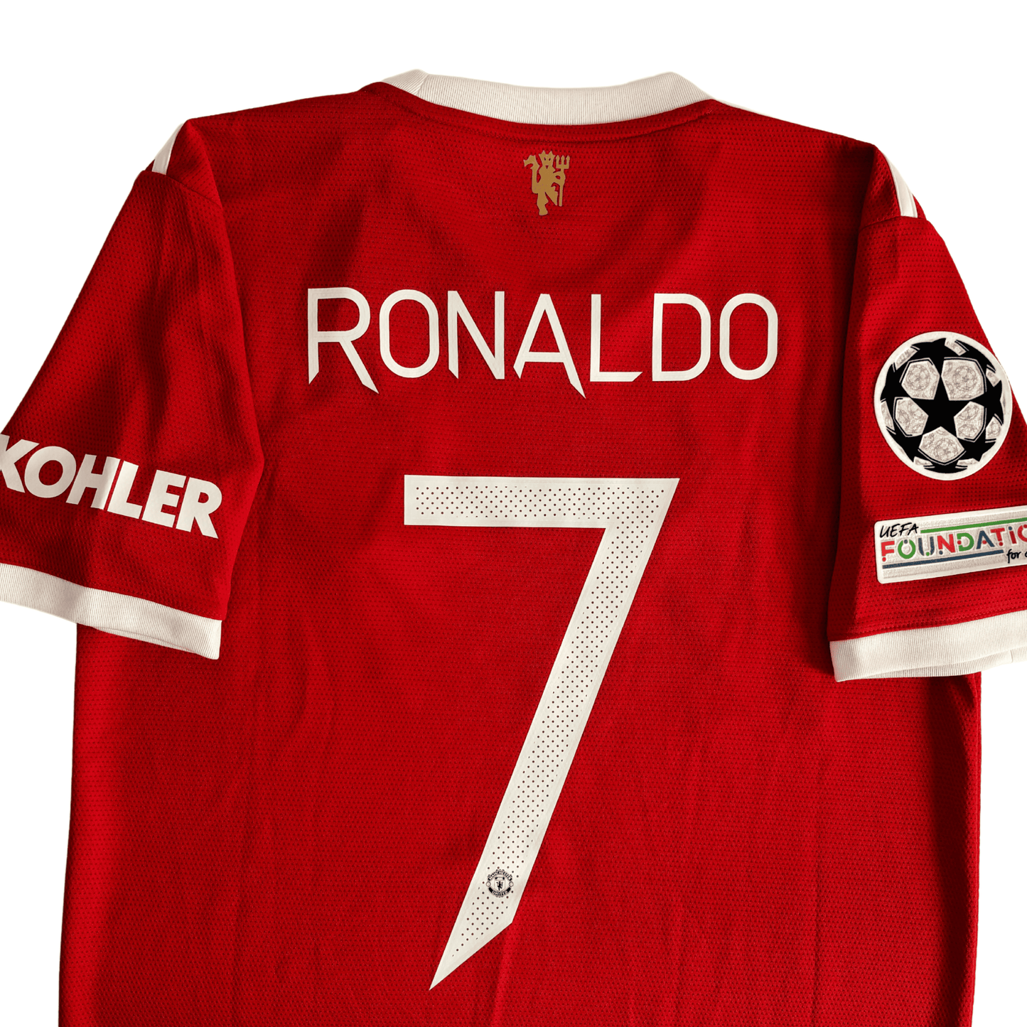 Camiseta Adidas Manchester United 2021/22 + Cristiano Ronaldo Champions League