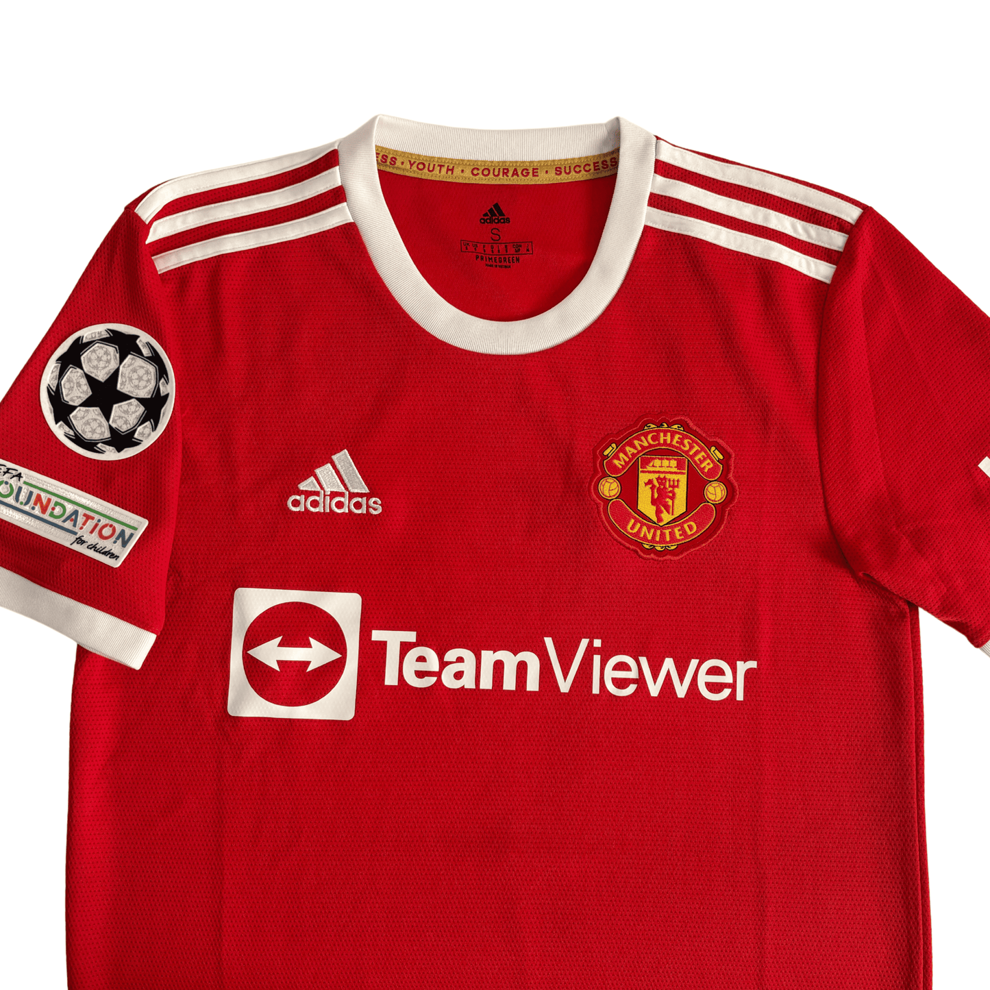 Camiseta Adidas Manchester United 2021/22 + Cristiano Ronaldo Champions League