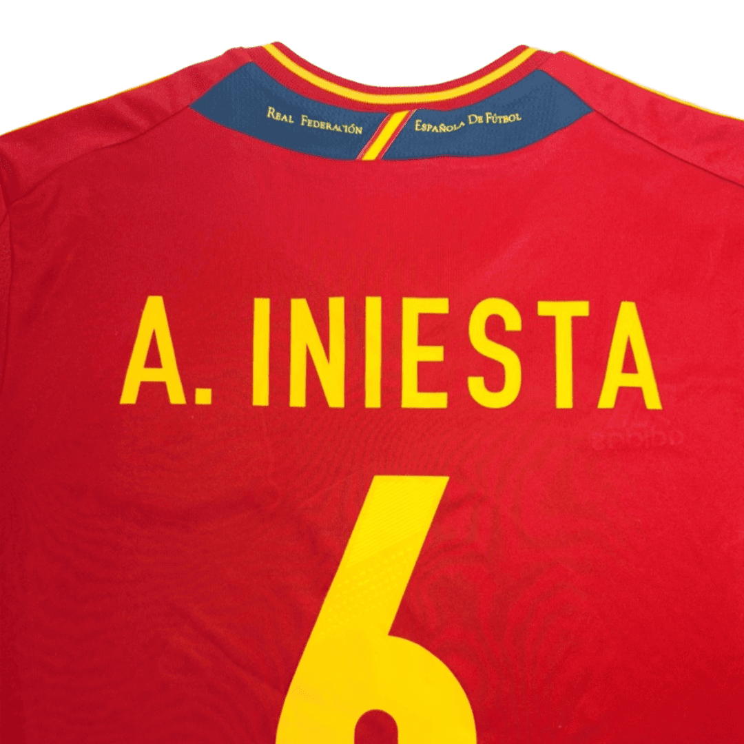 Camiseta Adidas Selección España Local Euro 2012 + Iniesta 6