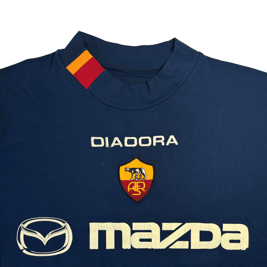 Camiseta Diadora Cuarta Equipación AS Roma 2003/04 + Totti 10