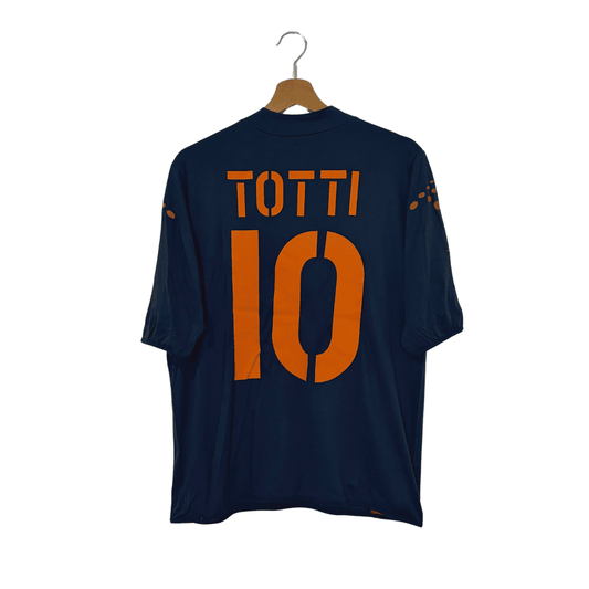Camiseta Diadora Cuarta Equipación AS Roma 2003/04 + Totti 10