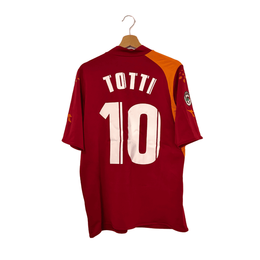 Camiseta Diadora Primera Equipación AS Roma 2003/04 + Totti 10