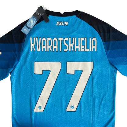 Camiseta Emporio Armani Napoli Primera Equipación 2022/23 + Kvaratskhelia