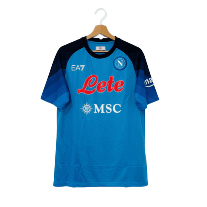 Camiseta Emporio Armani Napoli Primera Equipación 2022/23 + Kvaratskhelia