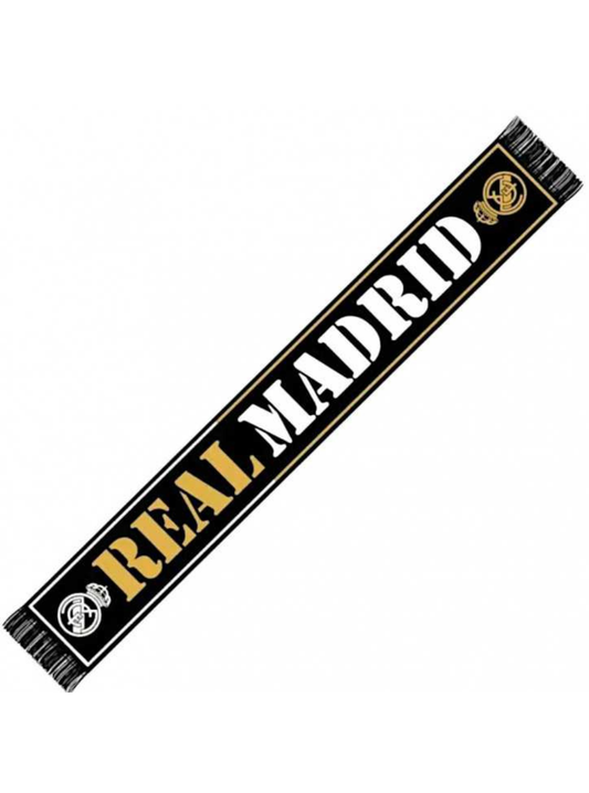 Bufanda Oficial Real Madrid Dorado y Blanco