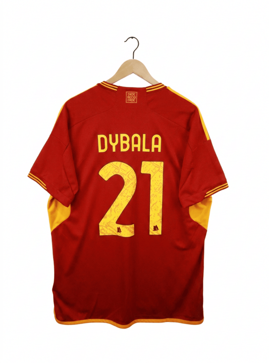 Camiseta 1ra AS Roma 2023/24 Dybala - Soyvillamelon Football Shirts