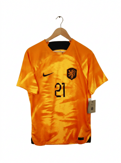 Camiseta 1ra Países Bajos 2022 Frenkie de Jong - Soyvillamelon Football Shirts