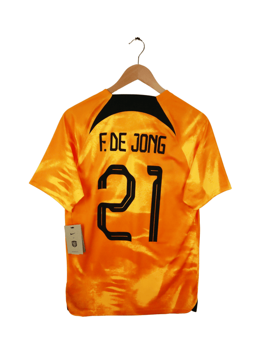 Camiseta 1ra Países Bajos 2022 Frenkie de Jong - Soyvillamelon Football Shirts