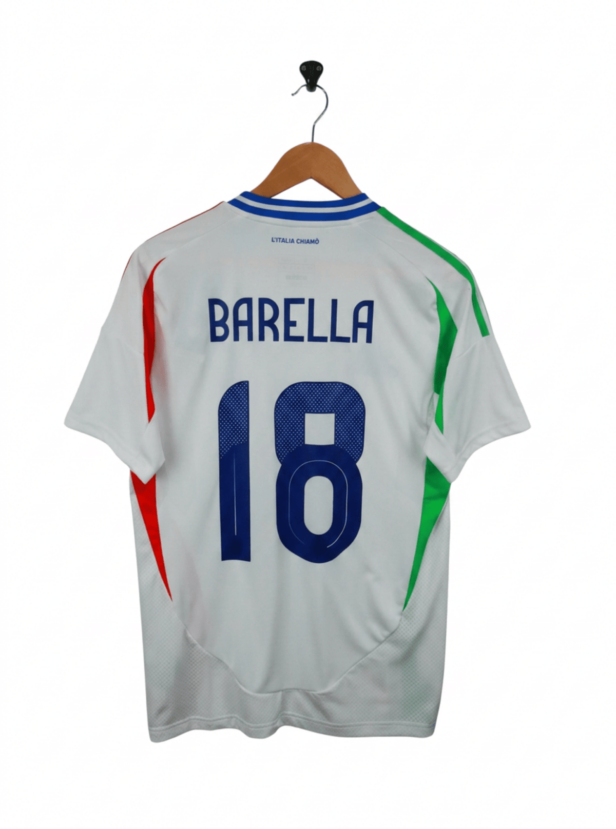 Camiseta 2da Italia 2024 Nicolò Barella - Soyvillamelon Football Shirts