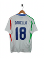 Camiseta 2da Italia 2024 Nicolò Barella - Soyvillamelon Football Shirts