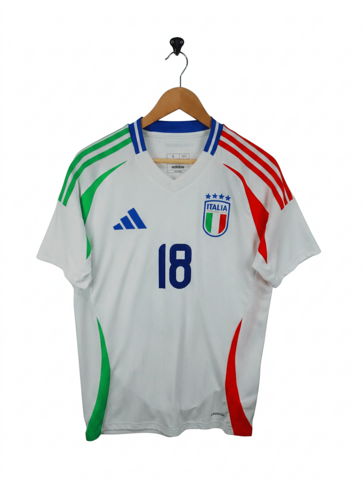 Camiseta 2da Italia 2024 Nicolò Barella - Soyvillamelon Football Shirts