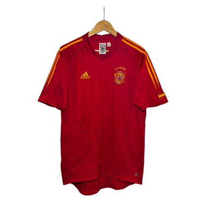 Camiseta Adidas España Primera Equipación 2004/05 + Raúl - Soyvillamelon