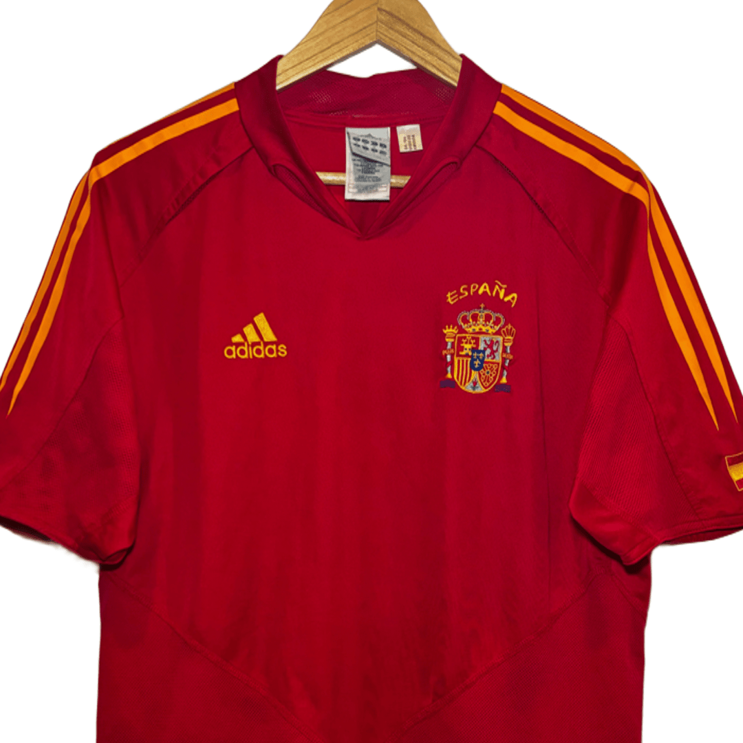 Camiseta Adidas España Primera Equipación 2004/05 + Raúl - Soyvillamelon