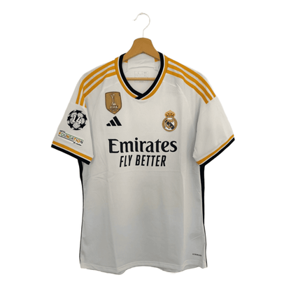 Camiseta Adidas Real Madrid Primera Equipación Champions League 2023/24 + Bellingham - Soyvillamelon