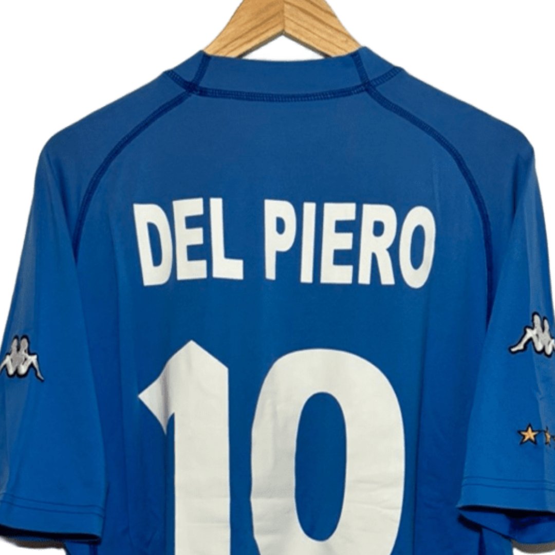 Camiseta Kappa Italia Primera Equipación 2000/01 + Del Piero - Soyvillamelon