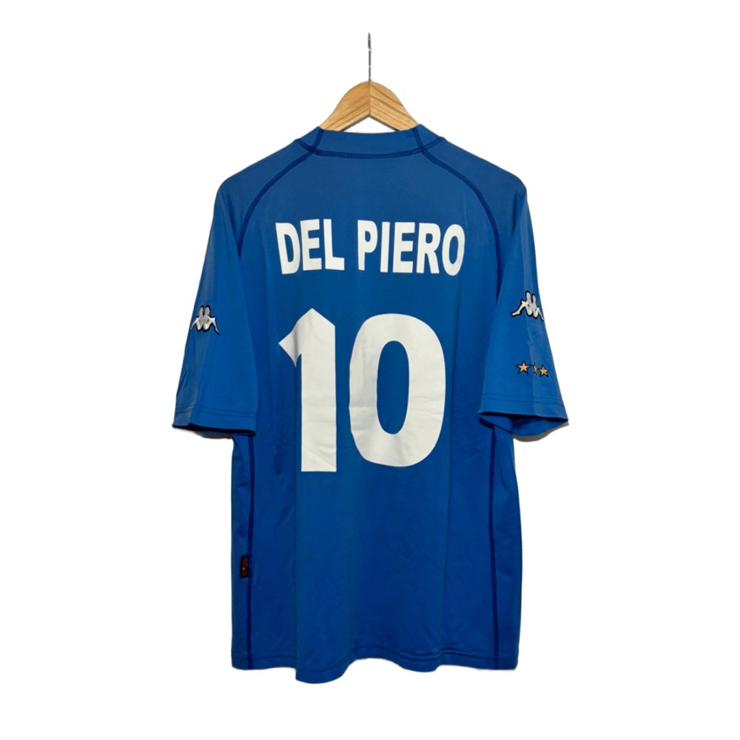Camiseta Kappa Italia Primera Equipación 2000/01 + Del Piero - Soyvillamelon