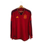 Camiseta Manga Larga Adidas Primera Equipación España Authentic 2022 - Soyvillamelon