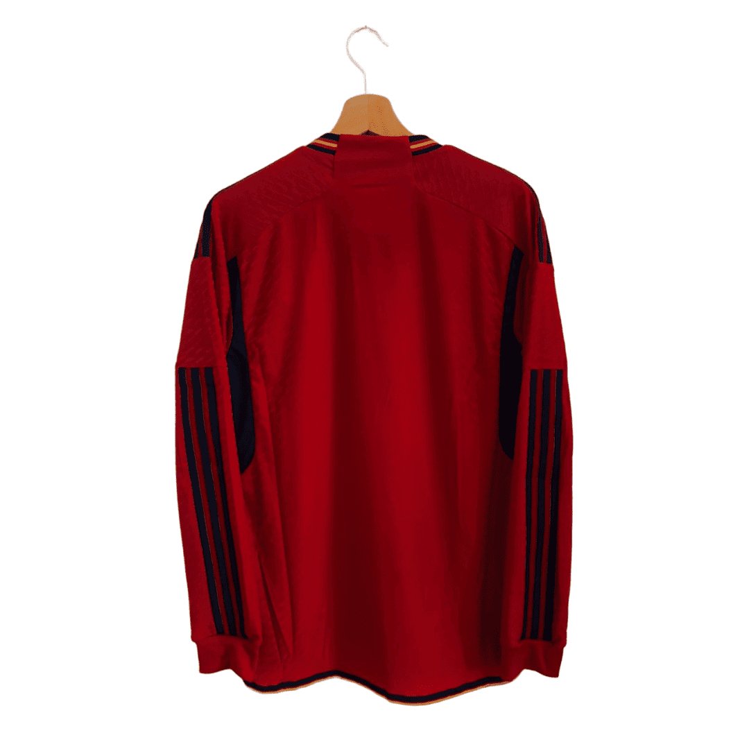 Camiseta Manga Larga Adidas Primera Equipación España Authentic 2022 - Soyvillamelon
