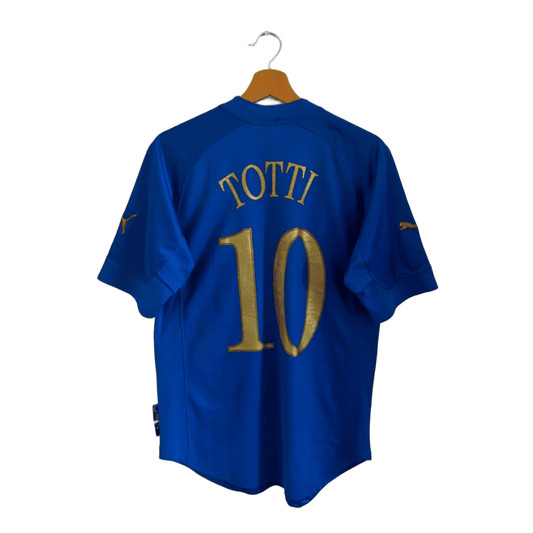 Camiseta Puma Italia Primera Equipación 2004/05 + Totti - Soyvillamelon