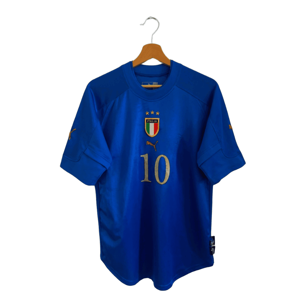 Camiseta Puma Italia Primera Equipación 2004/05 + Totti - Soyvillamelon