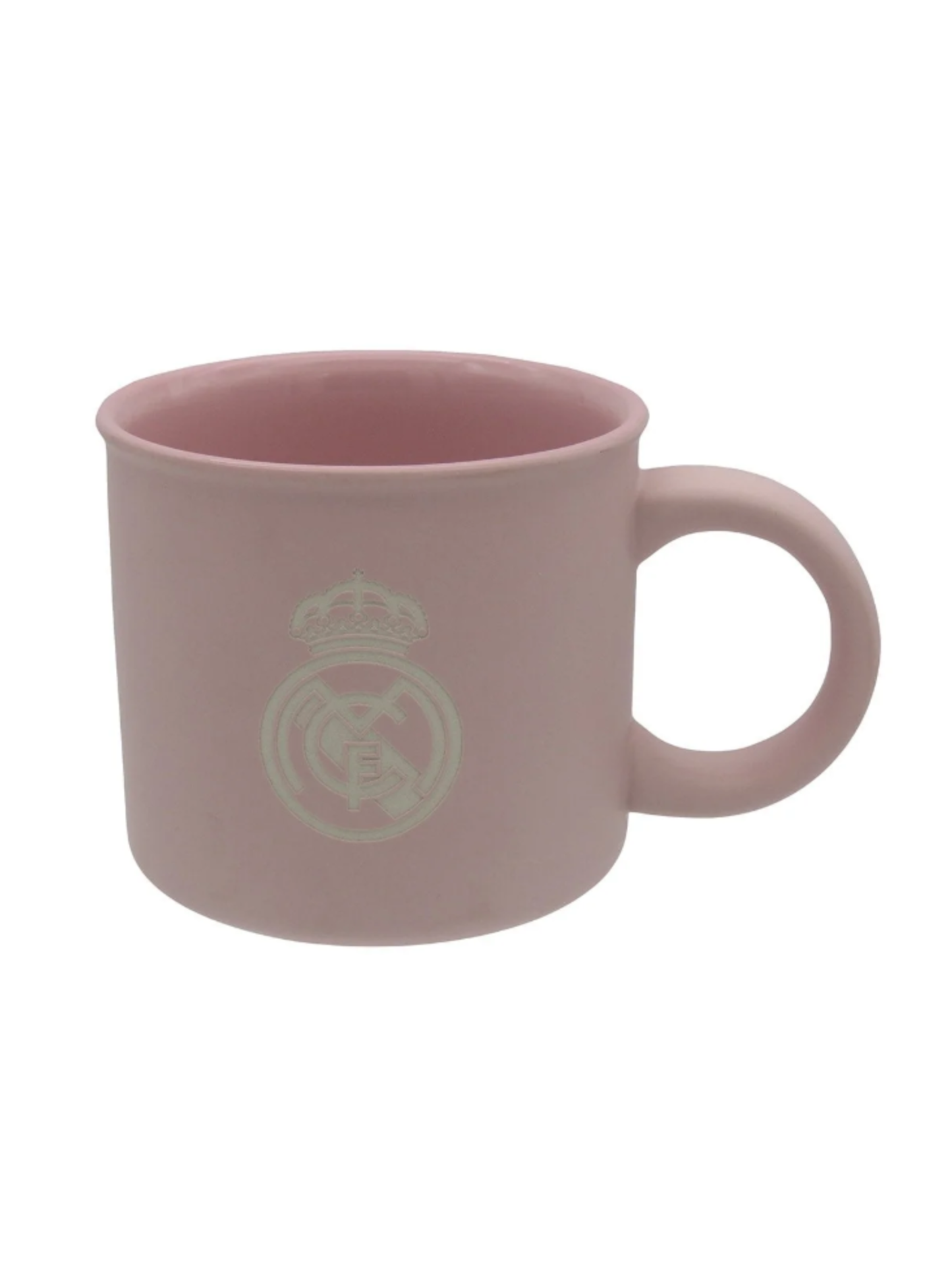 Taza Oficial Real Madrid Cerámica Rosa 430 ml