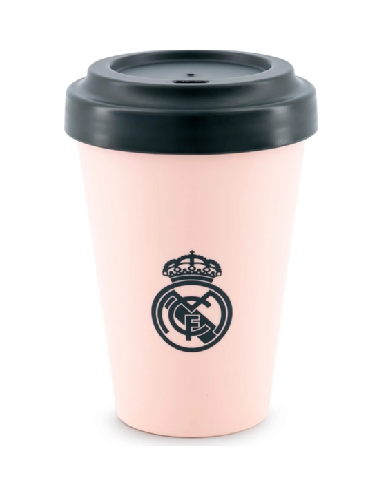 Vaso Oficial Real Madrid Para Llevar Rosa 400 ml